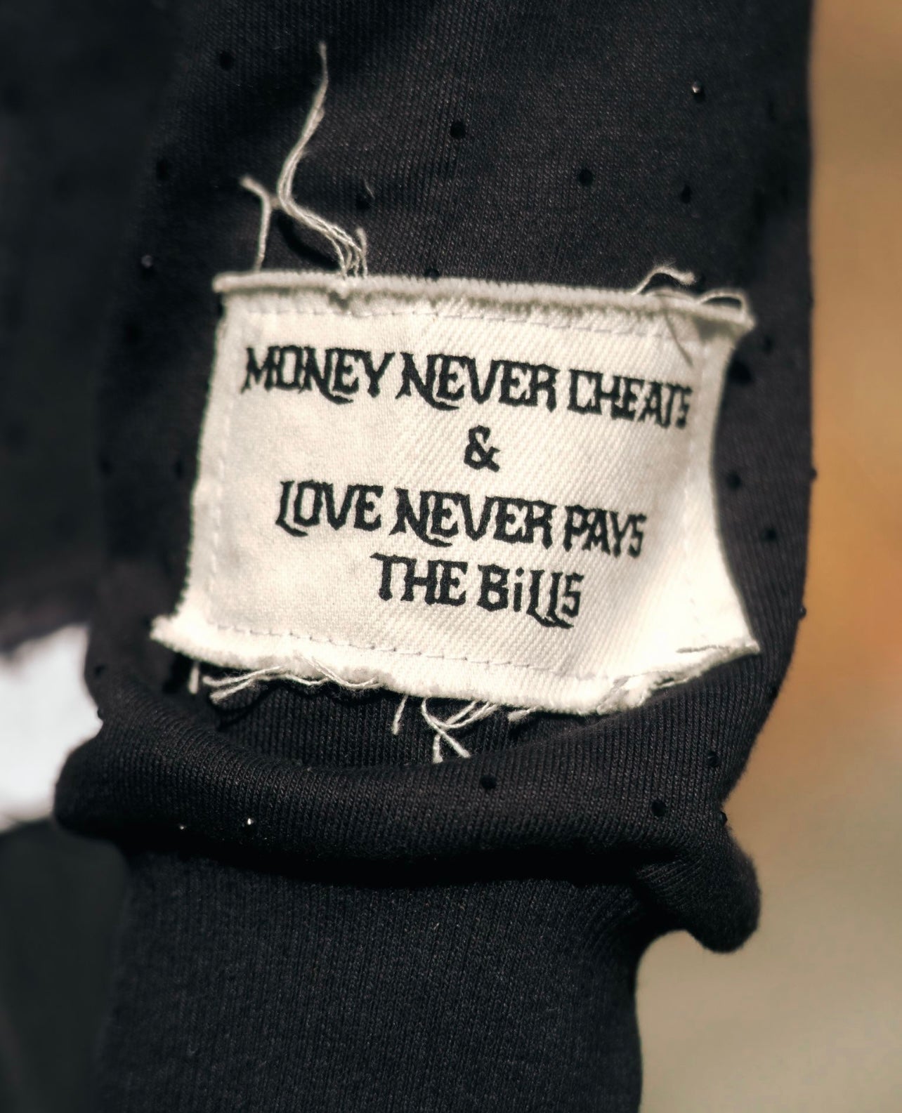 Black Rhinestones All Over Hoodie