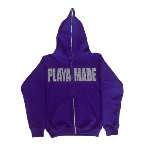 Purple Money Never Cheats Zip-Up