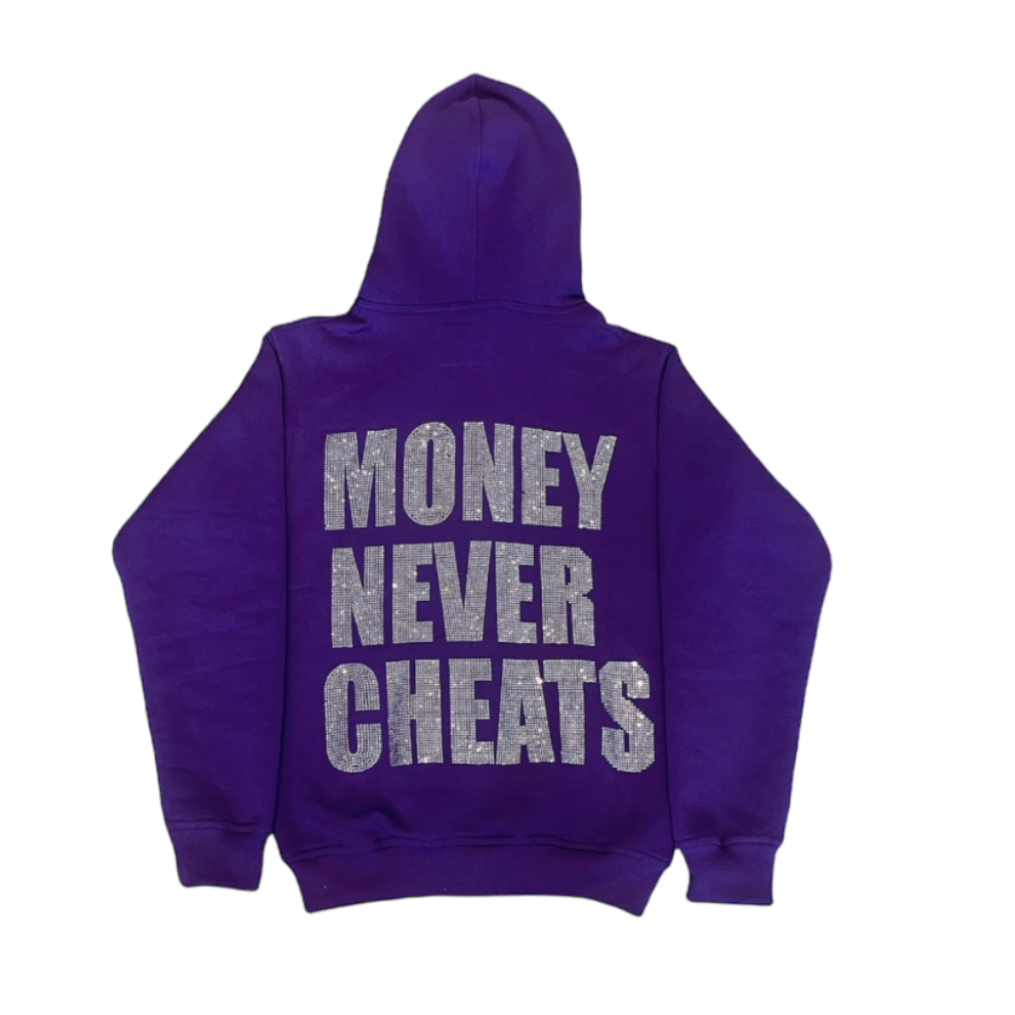 Purple Money Never Cheats Zip-Up
