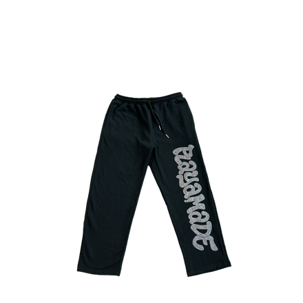 Graffiti Rhinestone Sweats (Black)