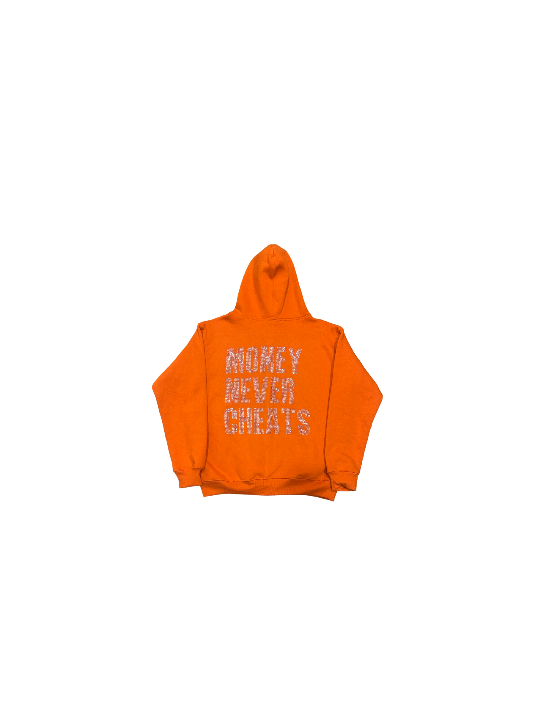 Money Never Cheats Full-Zip Hoodie (Orange)