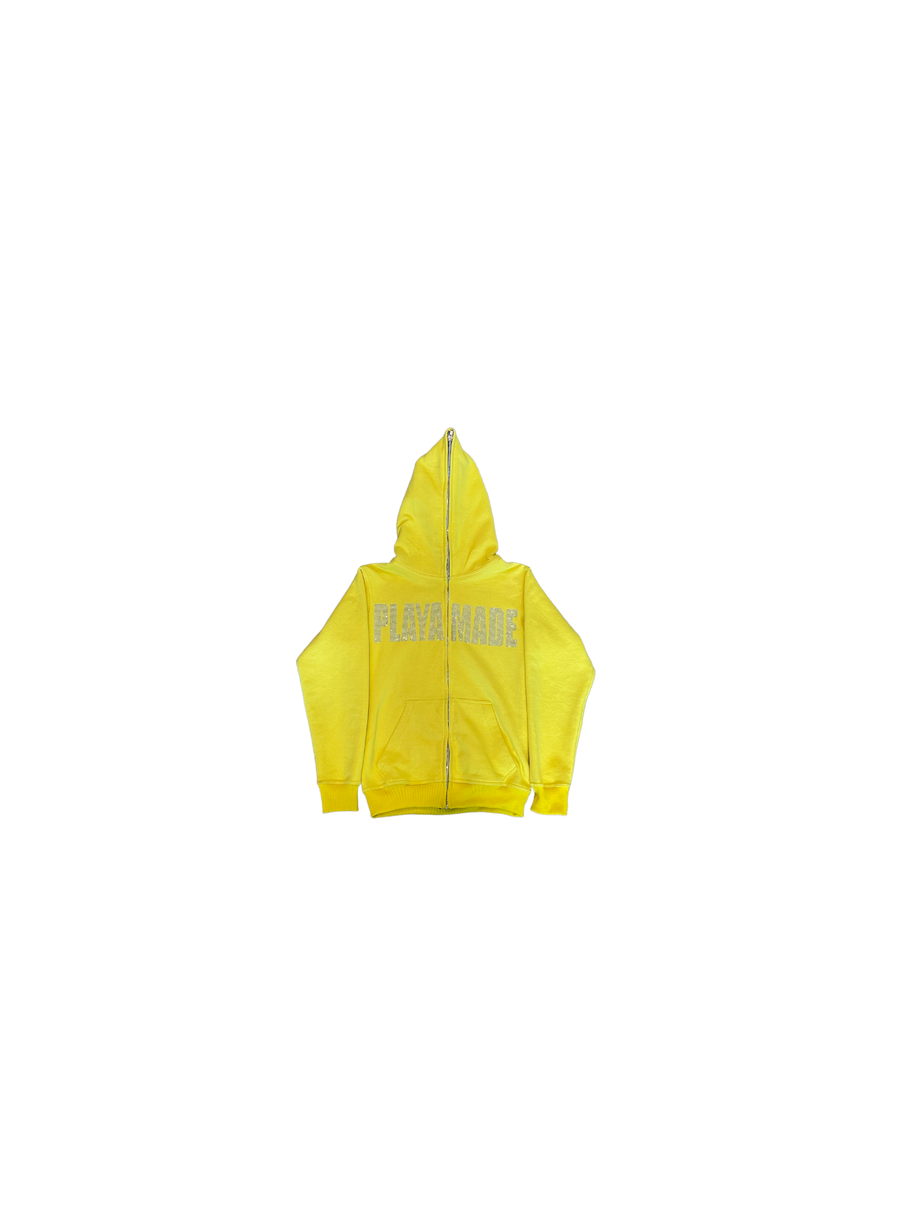 Money Never Cheats Full-Zip Hoodie (Yellow)