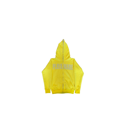 Money Never Cheats Full-Zip Hoodie (Yellow)