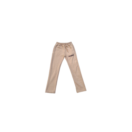 Playamade Puff Print Sweats Tan & Brown