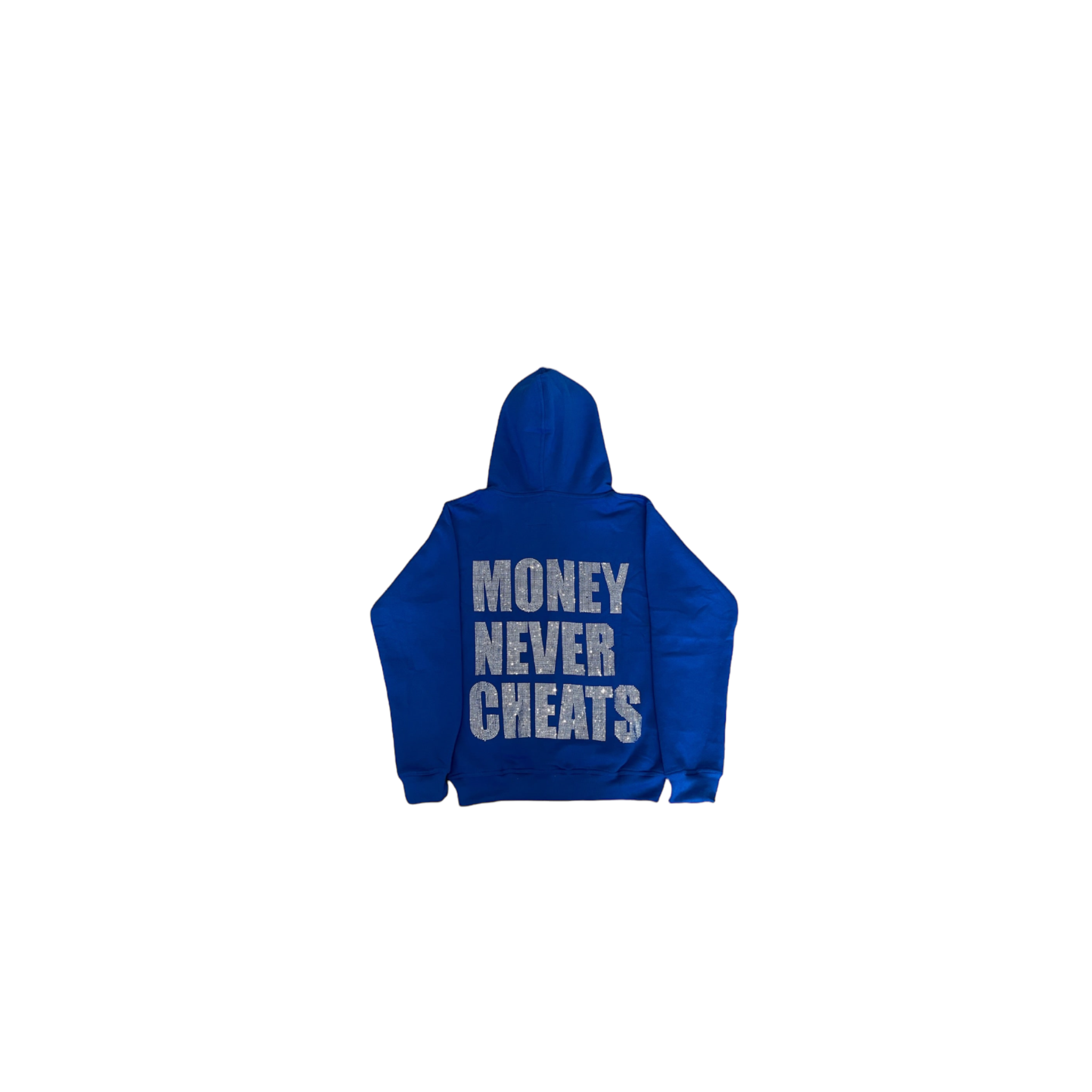 Money Never Cheats Full-Zip Hoodie (Blue)