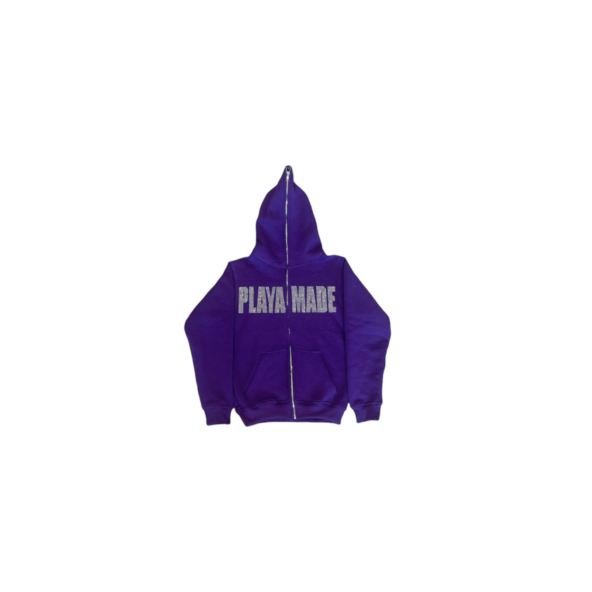 Money Never Cheats Full-Zip Hoodie (Purple)