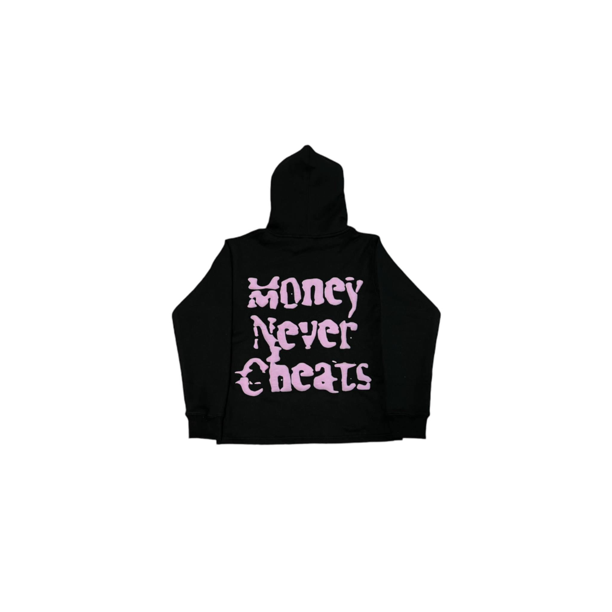 Playamade Puff Print Hoodie Black & Light Purple (PRE-ORDER)